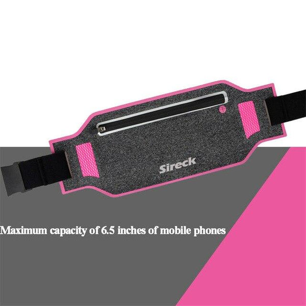 Sireck Men Women's Sport Bag Running Waist Belt Bag With Hidden Pouch For Mobile Phone Fanny Pack Gym Bags Fitness Accessories