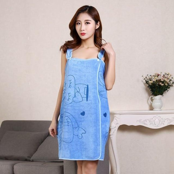 Microfiber Soft Bath Towel Lady Girl Women Sexy Wearable Quick Dry Magic Bathing Beach Spa Bathrobes Wash Clothing Beach Dresses