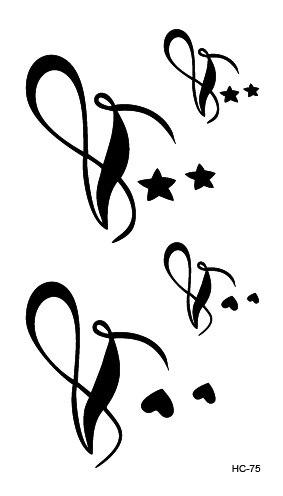 Free Shipping New 2019 Classic Black Tattoo Waterfproof Fake Temporary Tattoo Sticker Body Cat Star Infinity Bird Tattoo Small