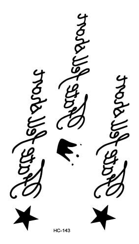 Free Shipping New 2019 Classic Black Tattoo Waterfproof Fake Temporary Tattoo Sticker Body Cat Star Infinity Bird Tattoo Small