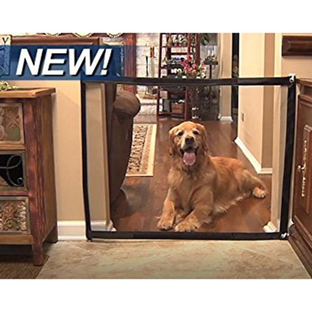 Dog Fence Portable Pet Isolation Insulation Magic Net Security Barrier Fence Easy to Install Pet Security Cabinet Pet Dog Suppli