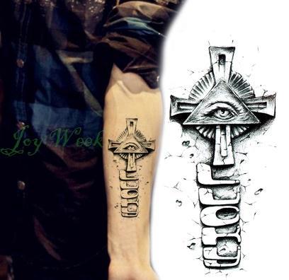 Waterproof Temporary Tattoo Sticker small cross sun and moon on finger ear tatto flash tatoo fake tattoos for girl women men