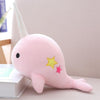 25CM/35cm Narwhal whale binary star doll plush Toy soft animal ocean sea stuffed Toys for Children Christmas Gift kid Brinquedos