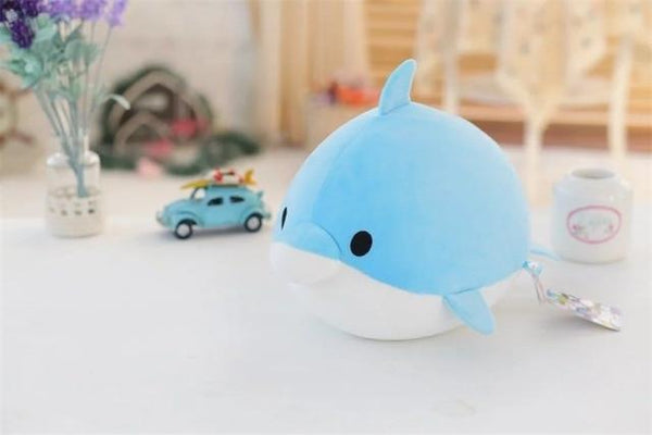 20CM Cute Dolphin Seals Walruses Killer Whales Whale Sharks Plush Toys Ocean Alliance Children Doll Dolls Foam Particles toys