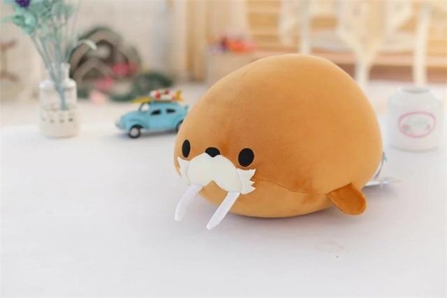 20CM Cute Dolphin Seals Walruses Killer Whales Whale Sharks Plush Toys Ocean Alliance Children Doll Dolls Foam Particles toys