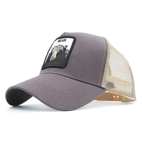 Animals Embroidery Duffy Duck Baseball Caps Men Women Snapback Hip Hop Hat Summer Breathable Mesh Gorras Unisex Streetwear Bone