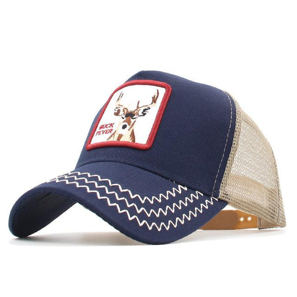 Animals Embroidery Duffy Duck Baseball Caps Men Women Snapback Hip Hop Hat Summer Breathable Mesh Gorras Unisex Streetwear Bone