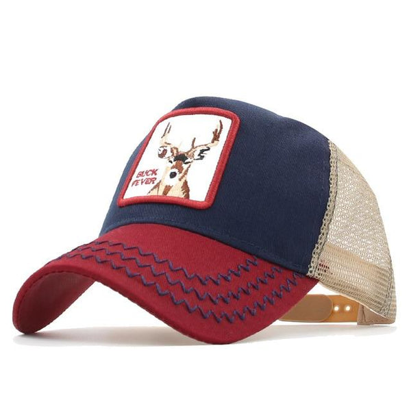 Animals Embroidery Duffy Duck Baseball Caps Men Women Snapback Hip Hop Hat Summer Breathable Mesh Gorras Unisex Streetwear Bone