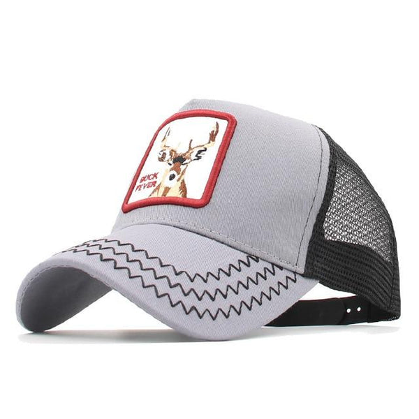 Animals Embroidery Duffy Duck Baseball Caps Men Women Snapback Hip Hop Hat Summer Breathable Mesh Gorras Unisex Streetwear Bone