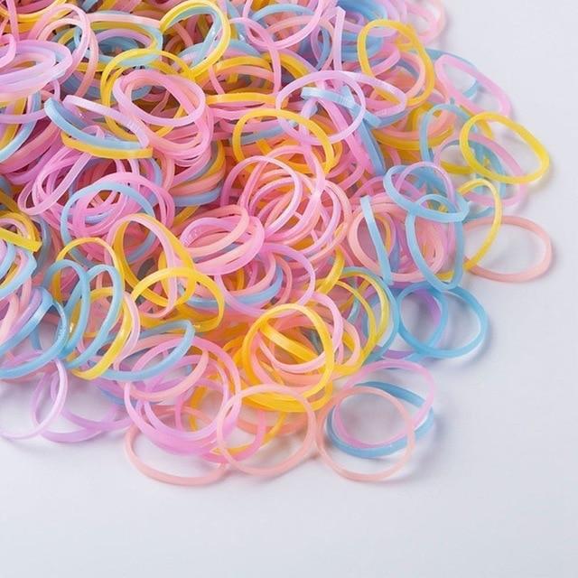 100pcs  Hot Sale Cheap Products Dog Accessories Hair Rubber Bands Grooming Elastic Rubber Band Cats Supplies Yorkshire Honden