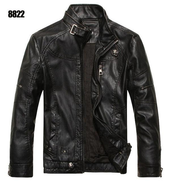 New arrive brand motorcycle leather jacket men men's leather jackets