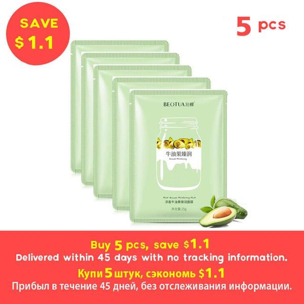 BEOTUA Face Mask Natural Fruit Extracts Hyaluronic Acid Facial Masks Moisturizing anti acne aging whitening Skin Care Masks