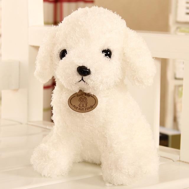 18CM Cute Simulation Puppy Plush Toys Teddy Dog Kids Dolls Curly Stuffed Pet Soft Anime Decor Collection Toys For Children Kids