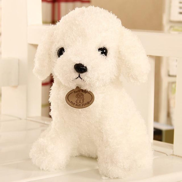 18CM Cute Simulation Puppy Plush Toys Teddy Dog Kids Dolls Curly Stuffed Pet Soft Anime Decor Collection Toys For Children Kids