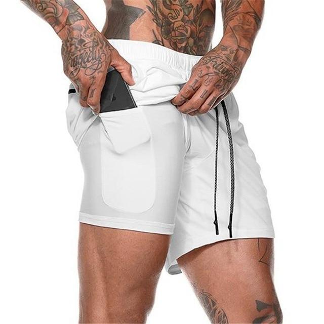 Men Swimsuit Lining Inner Pocket Swimwear Elastic Breathable Beachwear Black Gray Green White Camouflage Swim Briefs Male M-2XL