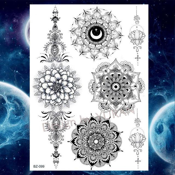 Roses Waterproof Temporary Tattoo Stickers Women Dating Makeup Back Art Tattoo Paste 21x15CM Large Body Arm Chest Tatoo Wall