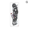 Arm Sleeve Tattoo Sketch Lion Tiger Waterproof Temporary Tattoo Sticker Wild Fierce Animal Men Full Bird Totem Tattoo 48cmx17cm