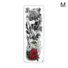 Arm Sleeve Tattoo Sketch Lion Tiger Waterproof Temporary Tattoo Sticker Wild Fierce Animal Men Full Bird Totem Tattoo 48cmx17cm