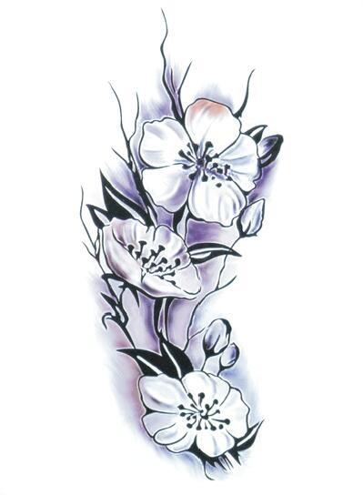 Lotus Flowers Big Temporary Tattoo Sticker Waterproof Women Girls Back Shoulder Chest Fake Tattoos 11X15cm