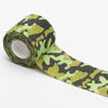 5 x 4.5CM Camouflage Camo Elastoplast Adhesive Bandage Wrap Stretch Self Adherent Tape Wrist Ankle Slices Tattoo Grip Accessory