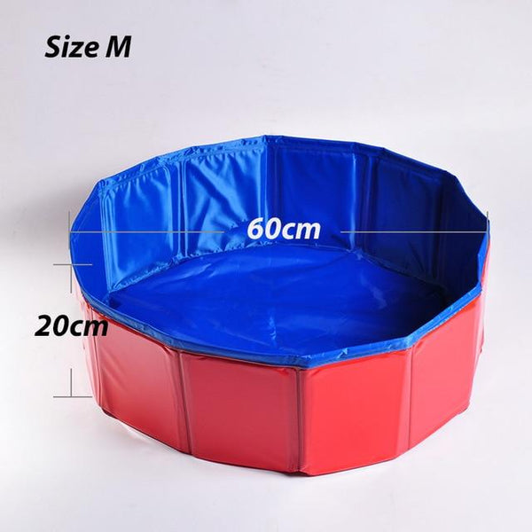 Infant Shining Pet Dog Bath Foldable Bathtub Large Dog Summer Swimming Pool Bathtub Bath Bucket Tub Pet Accessories for Cat Dog
