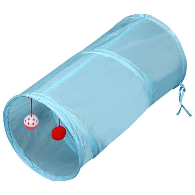 Pet Tunnel Cat Play Tunnel Foldable Cat Tunnel Kitten Toy Bulk Toys Rabbit Tunnel Cat Cave CRYXL44