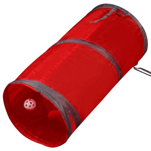 Pet Tunnel Cat Play Tunnel Foldable Cat Tunnel Kitten Toy Bulk Toys Rabbit Tunnel Cat Cave CRYXL44