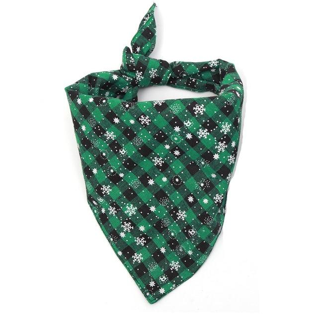 Reversible Dog Scarf Pet Dog Bandana Bib Pet Accessories Triangular Bandage Adjustable Tie On for Cat Puppies Medium Large Dogs
