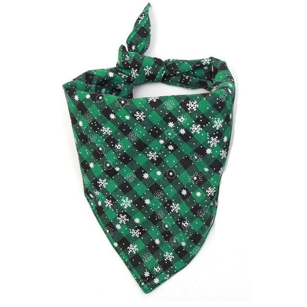 Reversible Dog Scarf Pet Dog Bandana Bib Pet Accessories Triangular Bandage Adjustable Tie On for Cat Puppies Medium Large Dogs