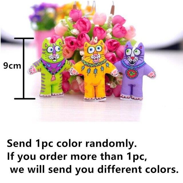 Cat Toy Mouse Mice Fish Feather Kitten Interactive Canvas Toy Colorful Fat Cat Toy With Catmint Catnip Stick Rope Fun 1PC