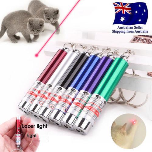 Laser funny cat stick New Cool 2 In1 Red Laser Pointer Pen With White LED Light Childrens Play DOG Toy A01