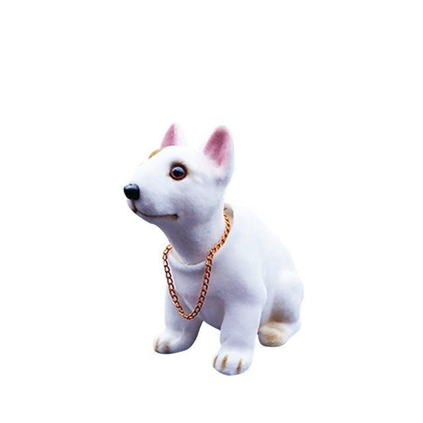 kongyide Car Ornaments Cute Creative Car Doll Shaking Head Dog Ornaments Car Interior Decorations  mar13