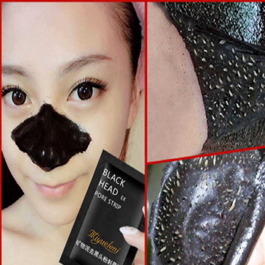 1 Pcs Bamboo Charcoal Blackhead Remove Facial Masks Deep Cleansing Purifying Peel Off Black Nud Facail Face Masks MRX