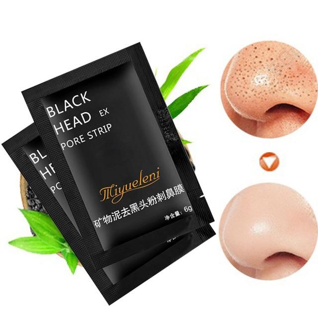 1 Pcs Bamboo Charcoal Blackhead Remove Facial Masks Deep Cleansing Purifying Peel Off Black Nud Facail Face Masks MRX
