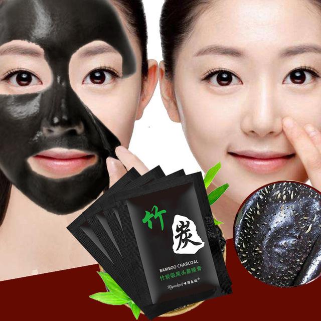 1 Pcs Bamboo Charcoal Blackhead Remove Facial Masks Deep Cleansing Purifying Peel Off Black Nud Facail Face Masks MRX