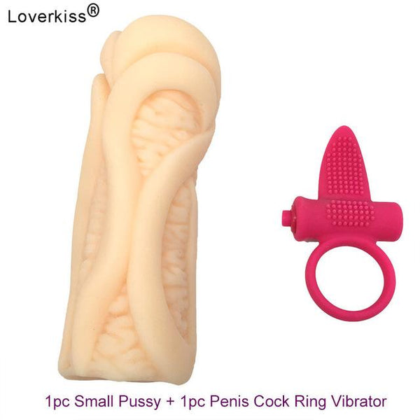 Silicone 16 Year Girl's Vagina Model Vagina Real Pussy Male Masturbator Sucking Masturbation,Ball Cook Penis Vibrator for Man