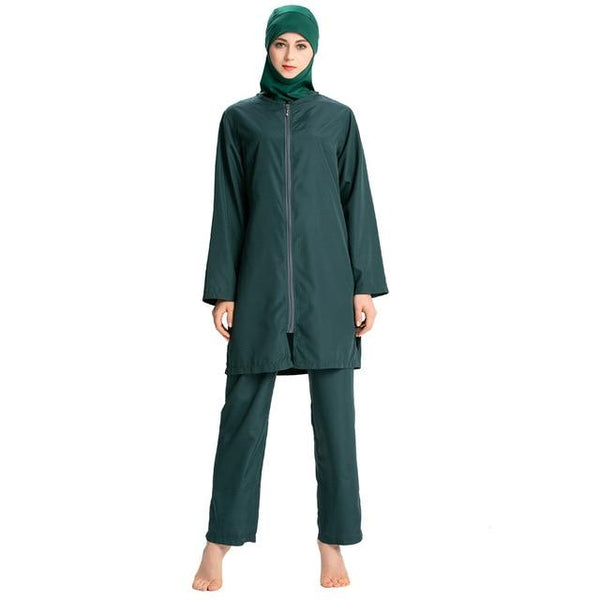 YONGSEN 2019 new Women Muslimah Islamic Swimsuit Sport Clothing Plus Size Burkinis Printed Floral Modest Muslim Swimwear Hijab