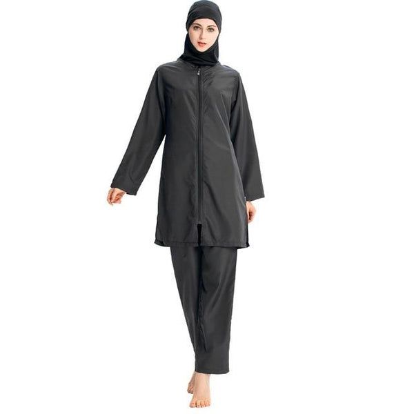 YONGSEN 2019 new Women Muslimah Islamic Swimsuit Sport Clothing Plus Size Burkinis Printed Floral Modest Muslim Swimwear Hijab