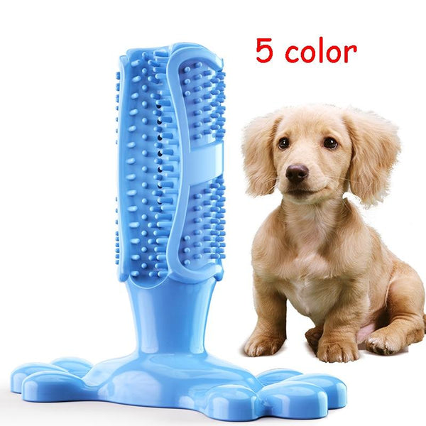 Dog Toothbrush Stick Silicone Toy Pet Products For Dog Teeth Cleaning Mascotas Honden Tandenborstel Pet Molar Tooth Cleaner