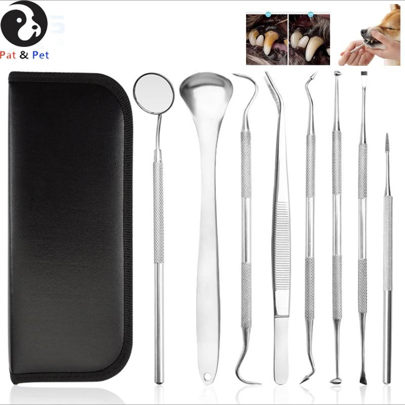 Double Sided Pets Teeth Cleaning Tools, Dogs Cats Tartar Remover Dental Stones Scraper To Remove Pet Tartar, Calculus, Plaque