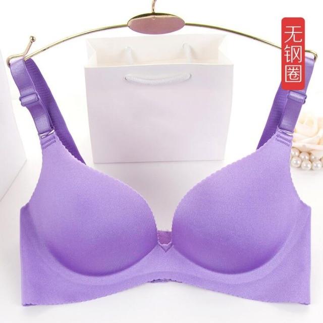 seamless one piece lingerie comfortable push up bra new fashion sexy women underwear brassiere Gather modis bralette