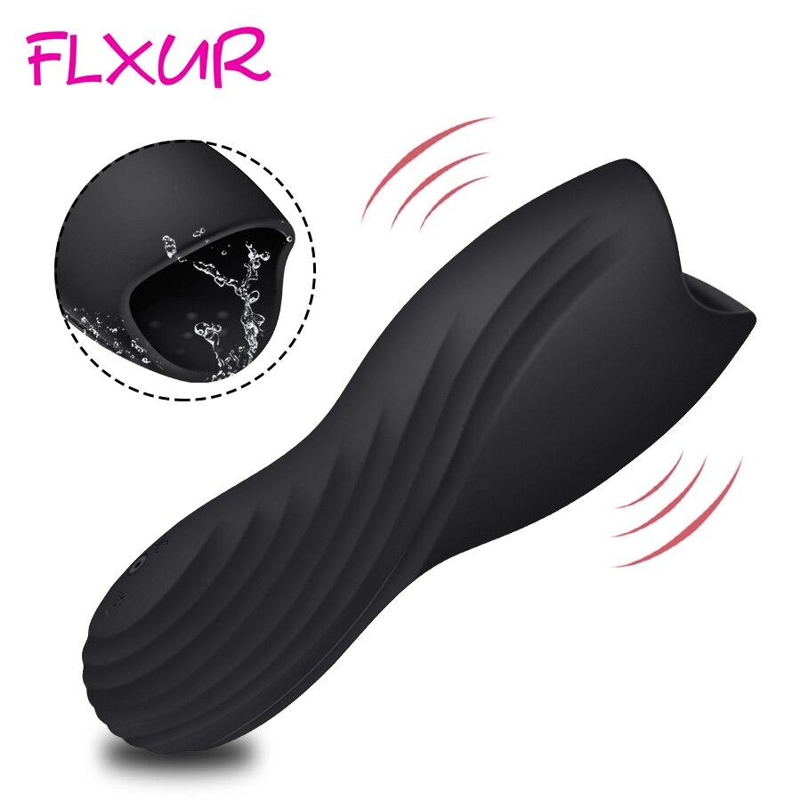 FLXUR Penis Massager Male Masturbator Cup Artificial Vagina  Stimulate Glans Delay Stamina Trainer  pocket pussy Sex Toy for Men