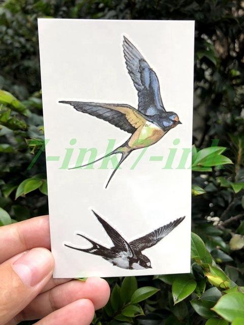 Waterproof Temporary Tattoo Sticker black Clover Maple leaf tattoo flash tatoo fake Water Transfer  tatto for Woman Man