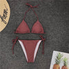 Aartiee Neon bikini 2019 Push up Sexy Brazilian bikini set triangle bathers woman swimwear Micro swimsuit female string biquini