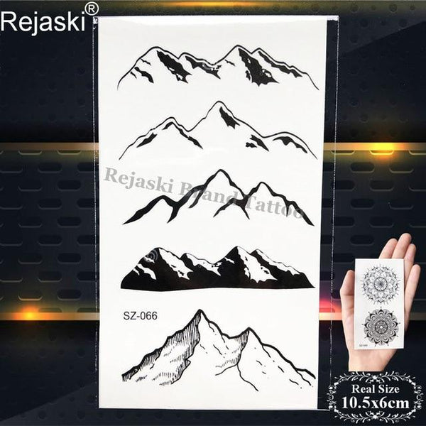 Rejaski Women Flirtatious Tattoo Stickres Body Art Painting Girl Fashion Temporary Tattoo Geometric Rose Dreamcatcher Fake Tatoo