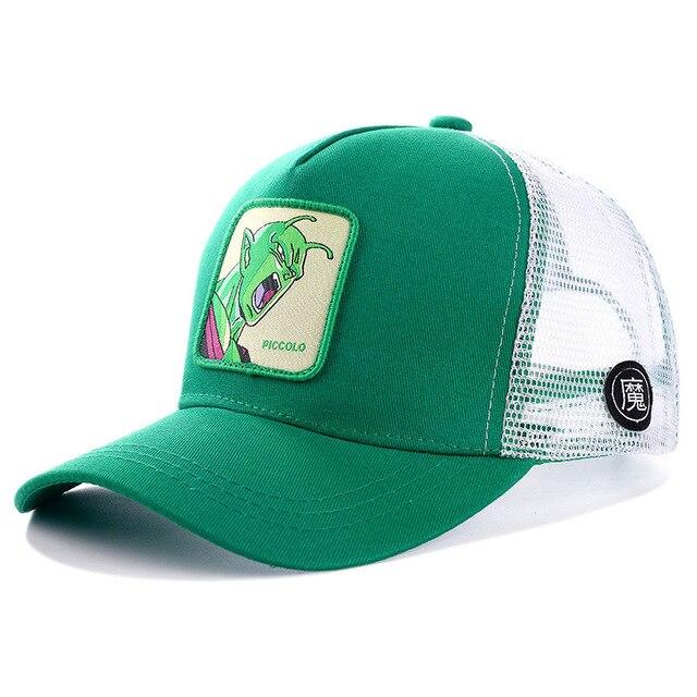 New Dragon Ball Z Mesh Hat KAME Baseball Cap High Quality Black & White Curved Brim Snapback Cap Gorras Casquette Dropshipping