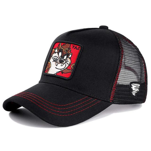 New Dragon Ball Z Mesh Hat KAME Baseball Cap High Quality Black & White Curved Brim Snapback Cap Gorras Casquette Dropshipping