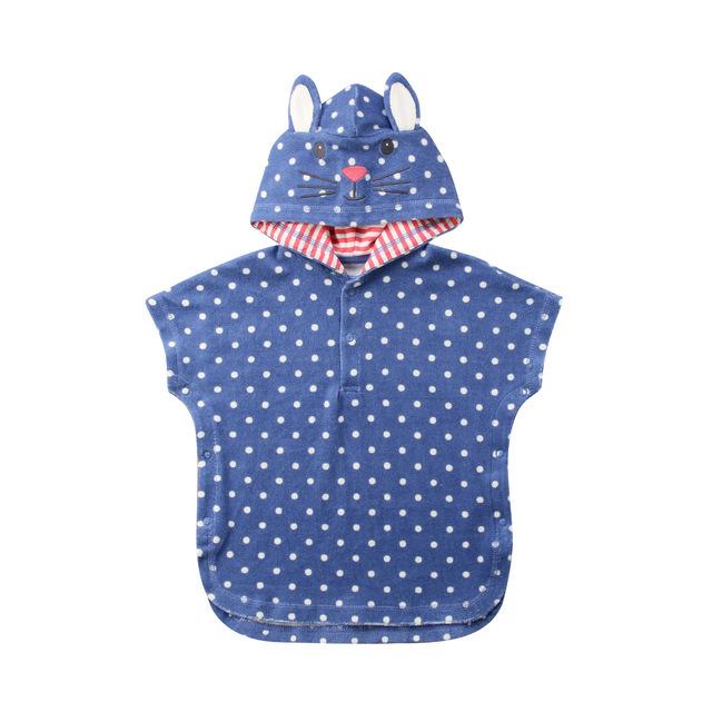 Newest Arrivals Baby Hooded Bath Towel Unisex Soft Poncho Swim Pool Beach Wear Kids Bathrobe Cartoon Towel Fashion