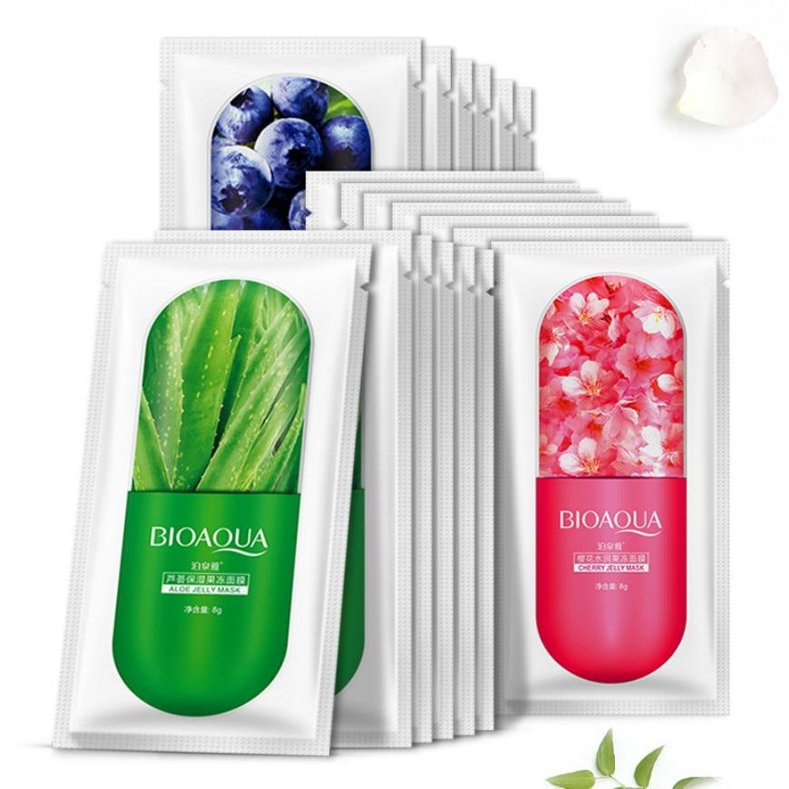 1 Pcs Sell Plant Jelly Skin Care Plant Facial Mask Moisturizing Oil Control Blackhead Remover Wrapped Mask Face Mask Face Care