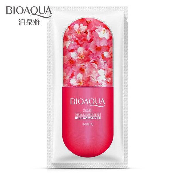 2019 new Jelly Mask Face Care Aloe vera /Blueberry/Cherry blossom Three types optional Moisturizing sleep jelly Facial Mask 1pcs